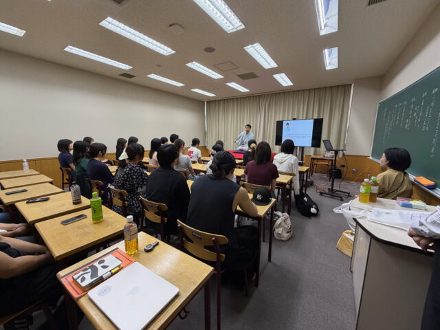 武蔵野大学 特別授業 教室の様子