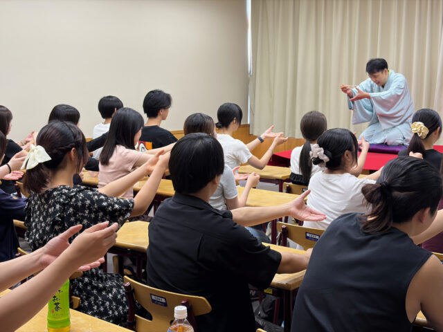 落語の所作体験